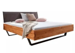 Doppelbett 'Amelie' 200x200cm Wildeiche massiv