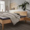 Doppelbett 'Astoria' 200x200cm Kernbuche geölt