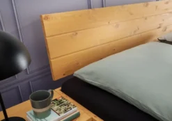 Doppelbett 'Carina' 180x200cm Kiefer gebeizt & geölt