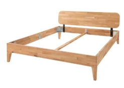 Doppelbett 'Grace III' 200x200cm Wildeiche geölt