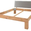 Doppelbett 'Grace IV' 180x200cm Wildeiche geölt