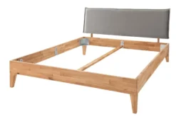 Doppelbett 'Grace V' 160x200cm Wildeiche geölt