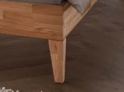 Doppelbett 'Grace' 180x200cm Wildeiche geölt