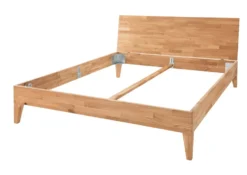 Doppelbett 'Grace' 160x200cm Wildeiche geölt