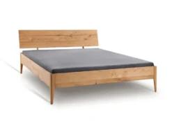 Doppelbett 'Josy' 200x200cm Wildeiche geölt