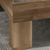 Doppelbett Kopfteil Lamellen 'Astoria I' 180x200cm Wildeiche geölt
