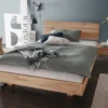 Doppelbett 'Laura' 200x200cm Kernbuche geölt