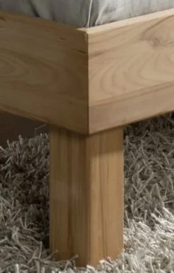 Doppelbett "Lewis" 180x200cm Kernbuche geölt