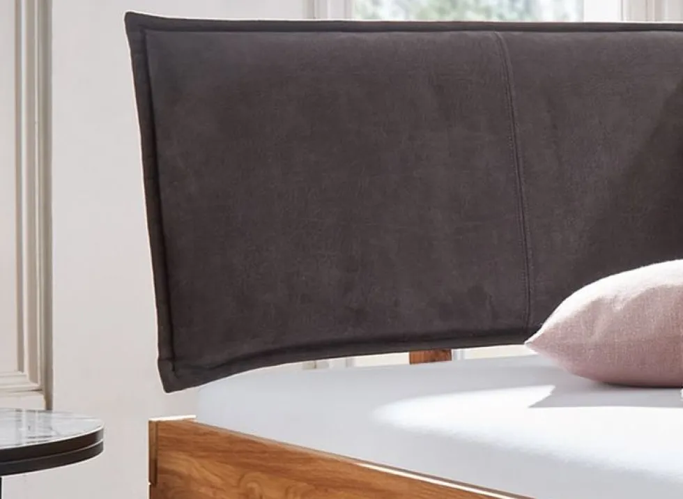 Doppelbett mit Schubkästen "Amelie" 180x200cm Wildeiche massiv