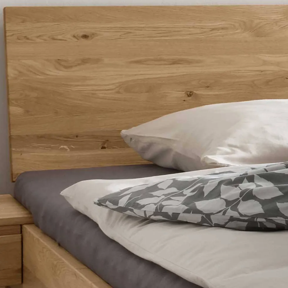 Doppelbett mit Schubkästen 'Cleveland I' 180x200cm Wildeiche geölt