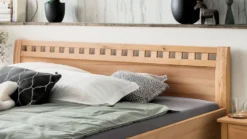 Doppelbett 'Modesto' 180x200cm Kernbuche geölt