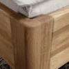Doppelbett 'Mona' 160x200cm Wildeiche geölt