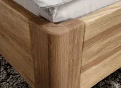 Doppelbett 'Mona' 160x200cm Wildeiche geölt