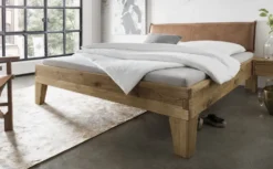 Doppelbett 'Navarra I' 200x200cm Wildeiche geölt