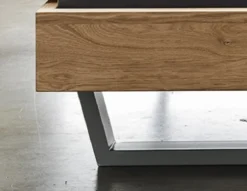Doppelbett 'Redwood III' 160x200cm Wildeiche geölt