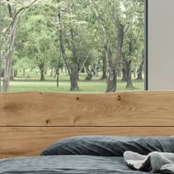 Doppelbett 'Redwood III' 160x200cm Wildeiche geölt
