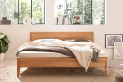 Doppelbett 180x200cm 'Ancona' Wildeiche massiv geölt