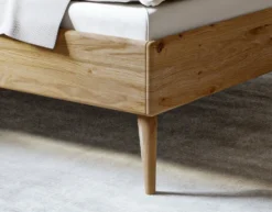 Doppelbett 180x200cm "Faro" Wildeiche massiv geölt