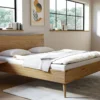 Doppelbett 200x200cm "Faro" Wildeiche massiv geölt