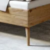 Doppelbett 160x200cm "Faro" Wildeiche massiv geölt