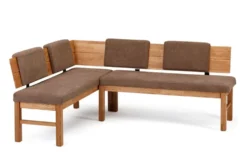 Eckbank 155x194cm 'Cester' Wildeiche geölt