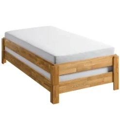 2er-Set Stapelbett 90x200cm 'Dubi' Wildeiche massiv