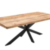Esstisch verschiedene Größen "Xenia XVI" Mango & Doppel X-Gestell 200 x 100 cm