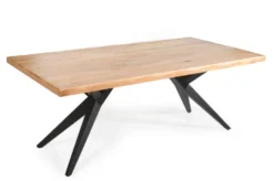 Esstisch verschiedene Größen "Xenia V" Eiche & Design-Gestell 200 x 100 cm