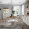 Esstisch 200x100cm "Jale" Kiefer & Eiche massiv WZ-0622