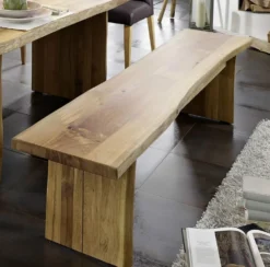 Esszimmerbank 260cm "Amber" Wildeiche massiv