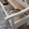 Esszimmerbank mit Truhe 200cm "Jale" Kiefer & Eiche massiv WZ-0622
