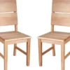 Esszimmerstuhl 2er-Set "Mike" Kernbuche geölt