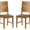 Esszimmerstuhl 2er-Set "Mike" Wildeiche massiv