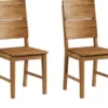 Esszimmerstuhl 4er-Set "Mike" Wildeiche massiv