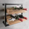 Flaschenregal für 6 Flaschen "Vino 5" Holz & Metall