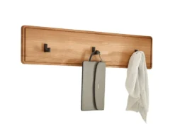 Garderobenleiste 80cm "Kent" Wildeiche massiv