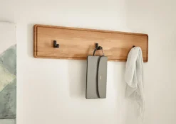 Garderobenleiste 80cm "Kent" Wildeiche massiv