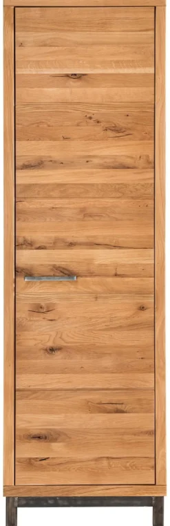 Garderobenschrank 60x200cm 'Lima' Wildeiche massiv
