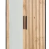 Garderobenschrank 88x190cm 'Namibia' Eiche & Mango schwarz