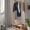 Garderobe 85x190cm 'Graz' Kernbuche geölt
