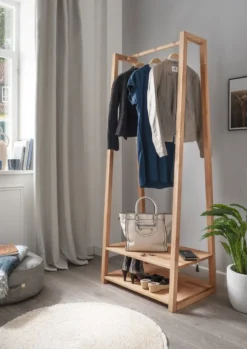 Garderobe 85x190cm 'Graz' Kernbuche geölt