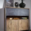 Highboard 130cm 'Genua' Akazie gebürstet