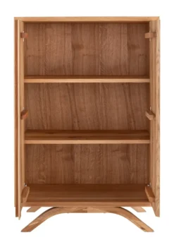 Highboard 80cm hängend oder stehend 'San Diego' Wildeiche geölt massiv stehend