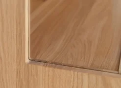 Highboard inkl.Beleuchtung 83x147cm 'Verona' Wildeiche massiv