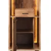Highboard inkl.Beleuchtung 72x150cm 'Hunter' Akazie massiv