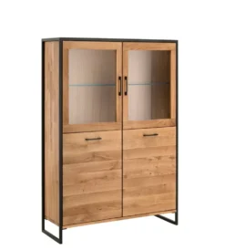 Highboard mit Glas 115x138cm 