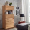 Highboard rechts 63x152cm "Berlin" Kernbuche geölt