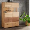 Highboard 100x145cm "Belfast" Wildeiche massiv