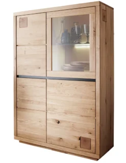 Highboard 103x148cm "Bergamo" Wildeiche geölt WZ-0159