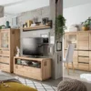 Highboard 166x148cm "Bergamo" Wildeiche geölt WZ-0159